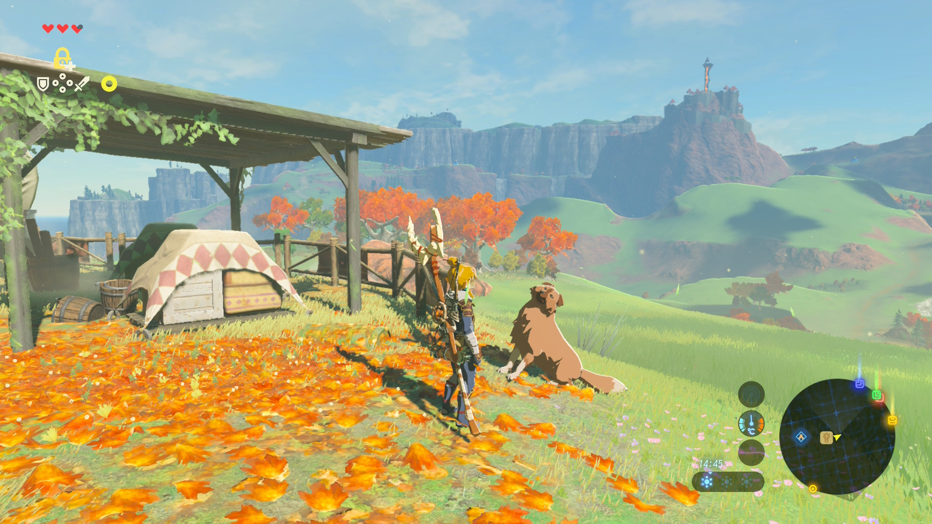 非常可愛的狗狗。Credit: 《薩爾達傳說:曠野之息》